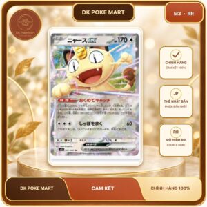 Thẻ bài Pokemon Meowth ex 061/080 M3 Nihil Zero mới nhất 2026 - Double Rare - Hàng thật Nhật Bản