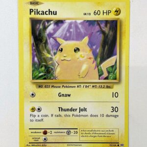 Thẻ Bài Pokemon Pikachu - Thẻ pokemon chính hãng từ năm 1999 thẻ cổ cond nét - Ảnh 3
