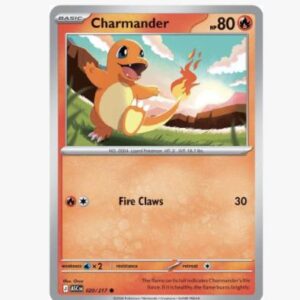 Thẻ pokemon Charmander, Khủng long lửa chính hãng 025/190 020/210 - Ảnh 4