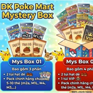 Pack mù pokemon real chính hãng 100% tỷ lệ hit cao