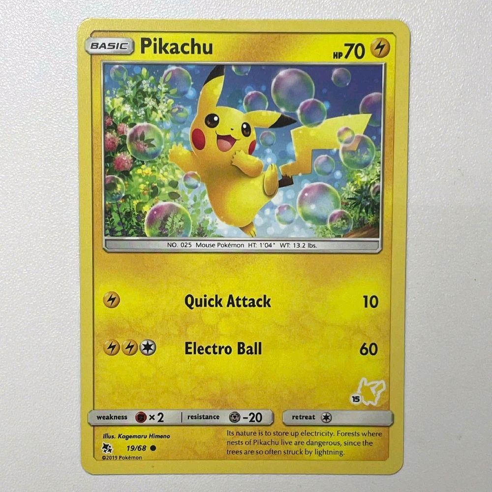 Thẻ Bài Pokemon Pikachu - Thẻ pokemon chính hãng từ năm 1999 thẻ cổ cond nét - Ảnh 5