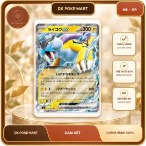 Thẻ bài Pokemon Raikou ex 024/076 – M6 Storm Emeralda – Double Rare